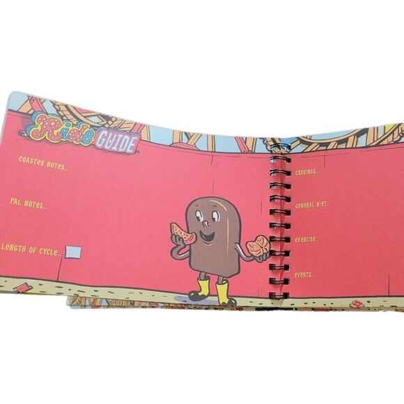 VINNIE'S GIANT ROLLER COASTER PERIOD CHART & Journal Sticker Book w/ Tampon Case - Picture 2 of 11